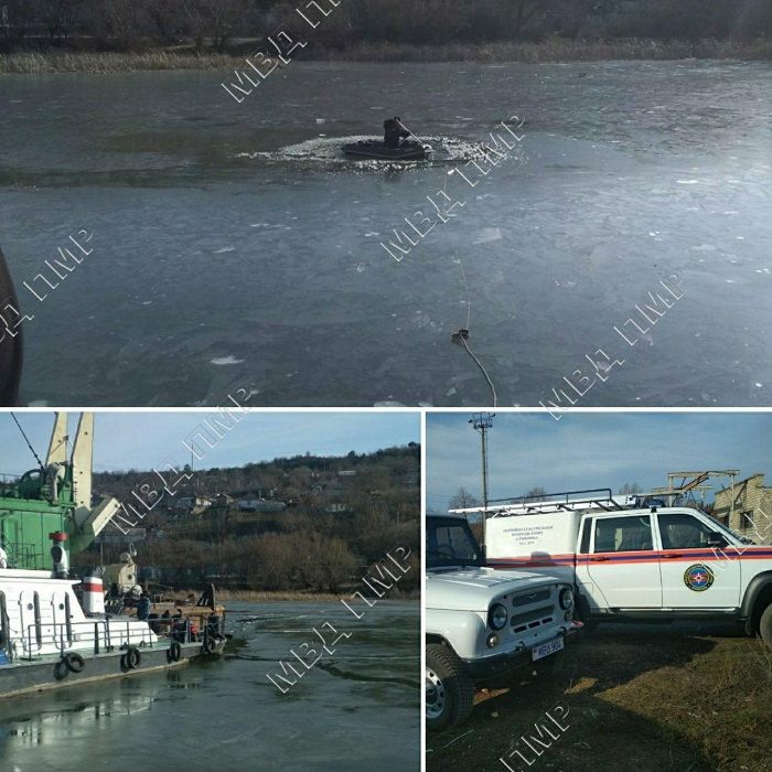 На Днестре рыбак провалился под лёд и утонул