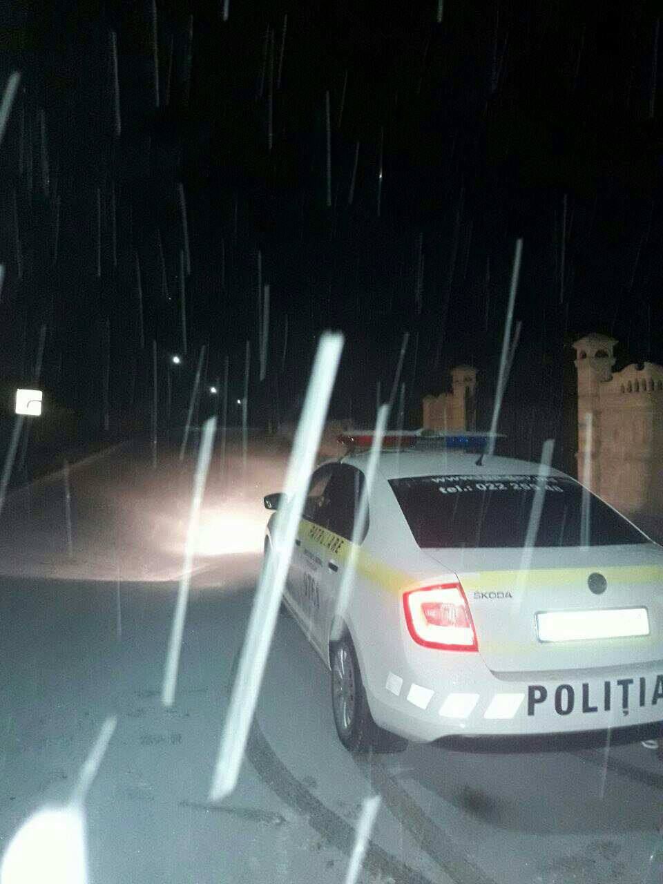 Nordul Moldovei sub zăpadă. Recomandările Inspectoratului Național de Poliție