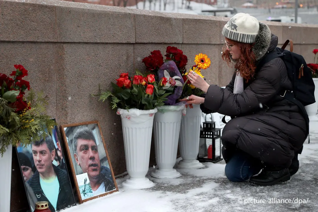 В России проходят акции в память о Борисе Немцове