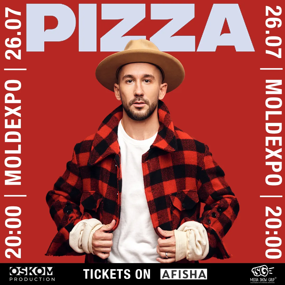 Группа Pizza объявляет о концерте в Кишиневе, который пройдет 26 июля