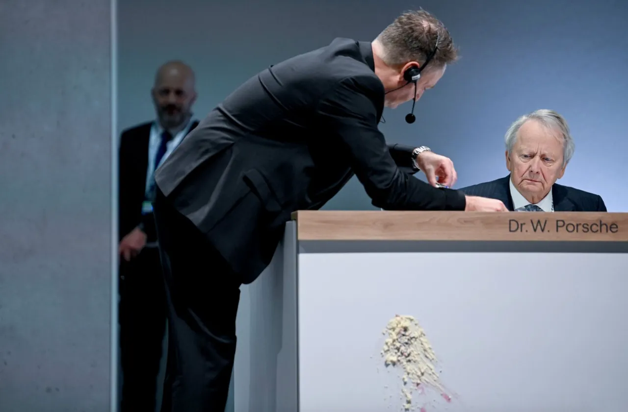 Экоактивисты бросили торт в председателя набсовета Porsche