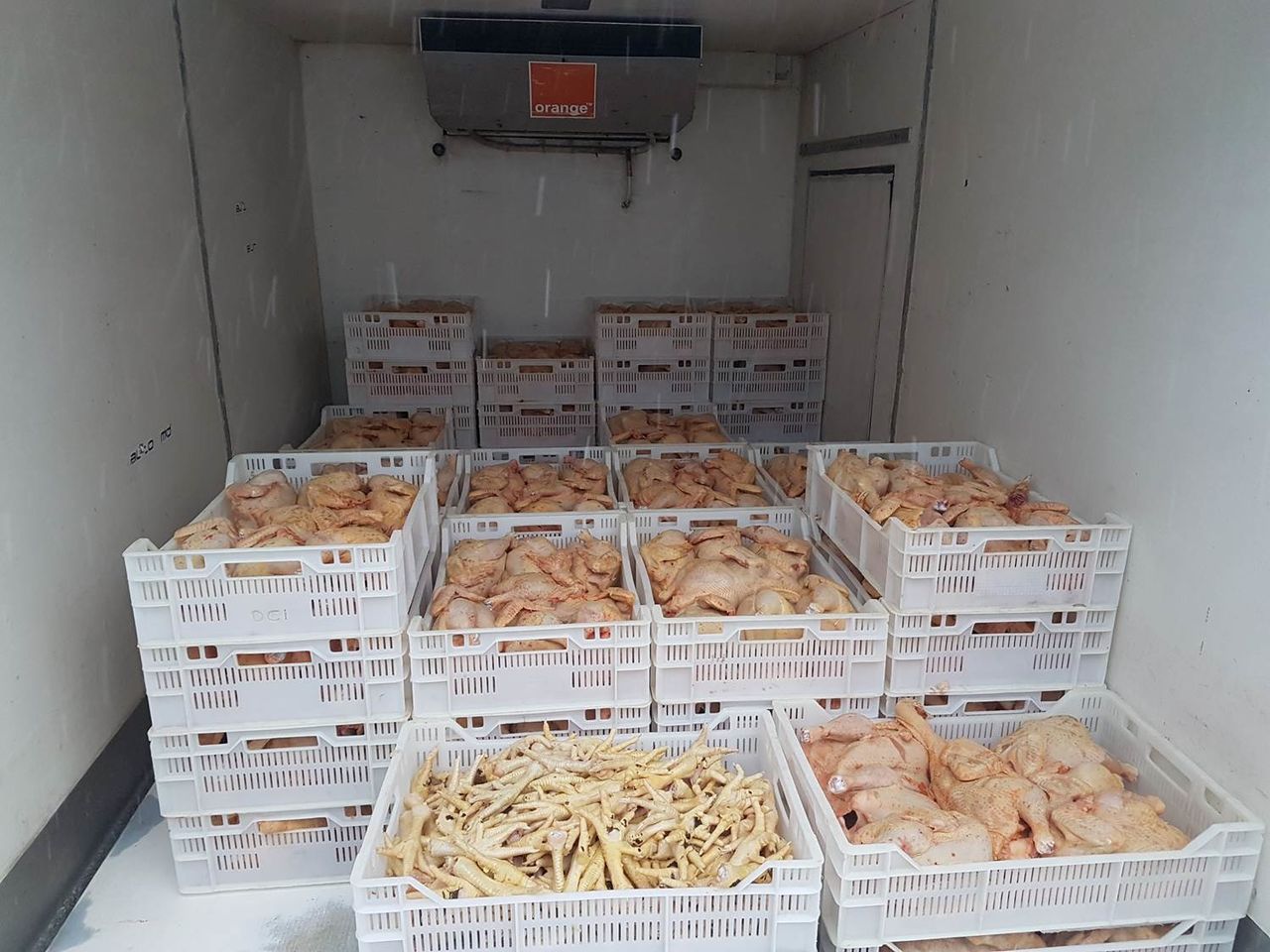 Более 500 кг курятины незаконно ввезли в Кишинев