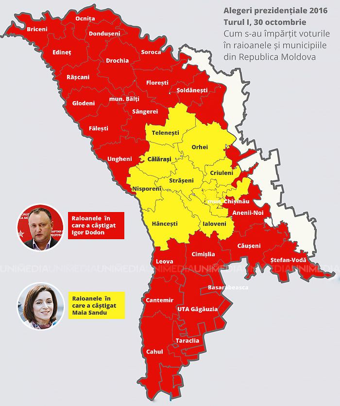 Harta: Cum s-a votat în țară