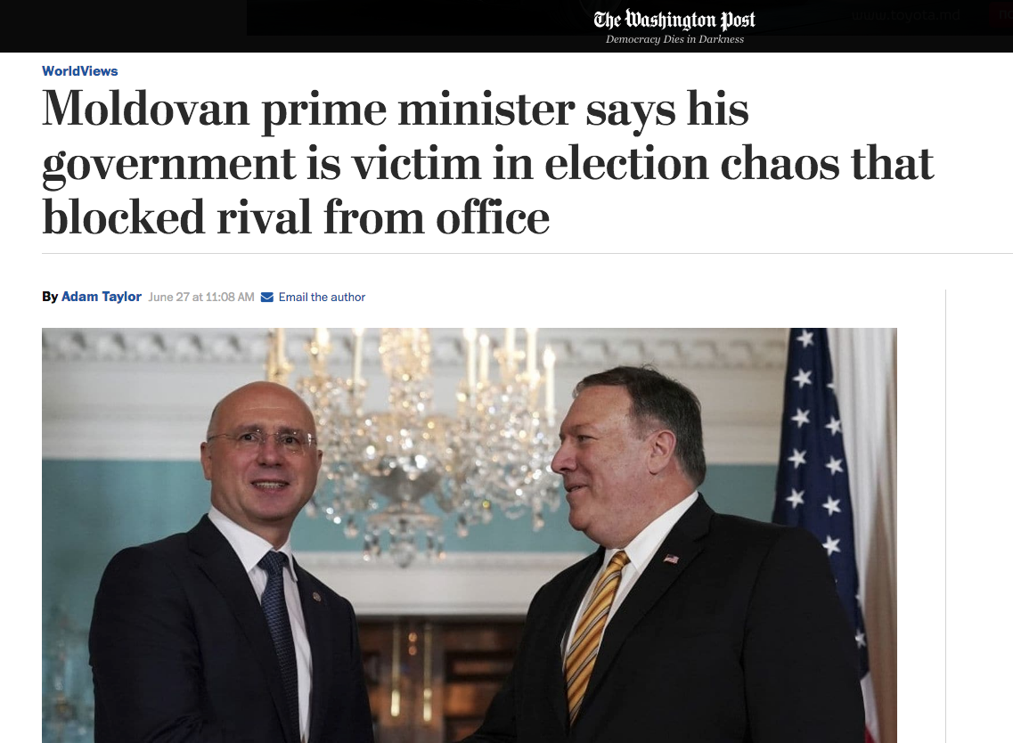 Washington Post рассказала о визите Филипа и аннулировании результата выборов