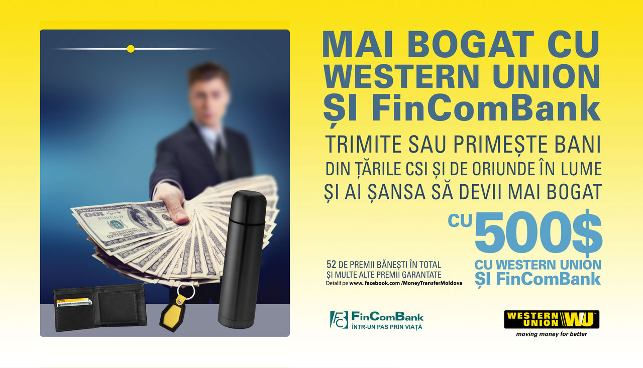 Стань богаче с WesternUnion и FinComBank ®