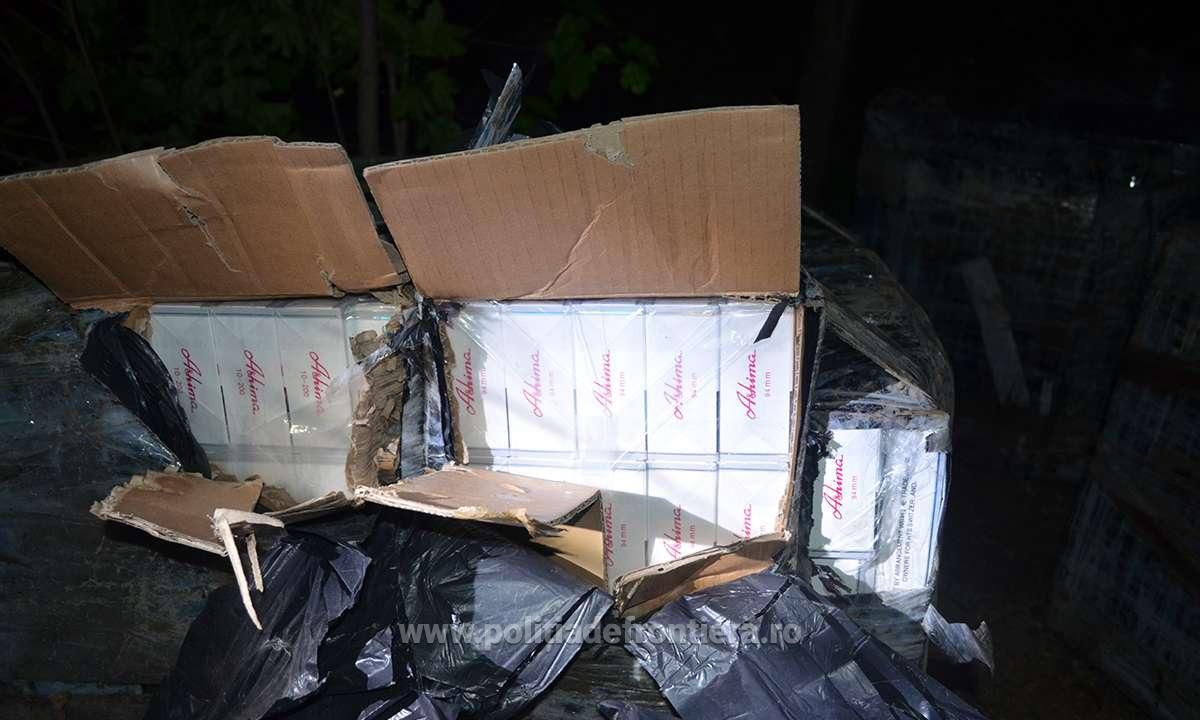 Румынские пограничники конфисковали на границе с Молдовой 10 000 пачек контрабандных сигарет