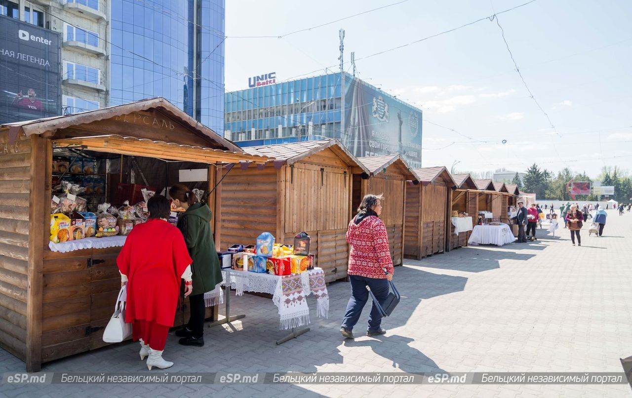 В Бельцах открылась Пасхальная ярмарка