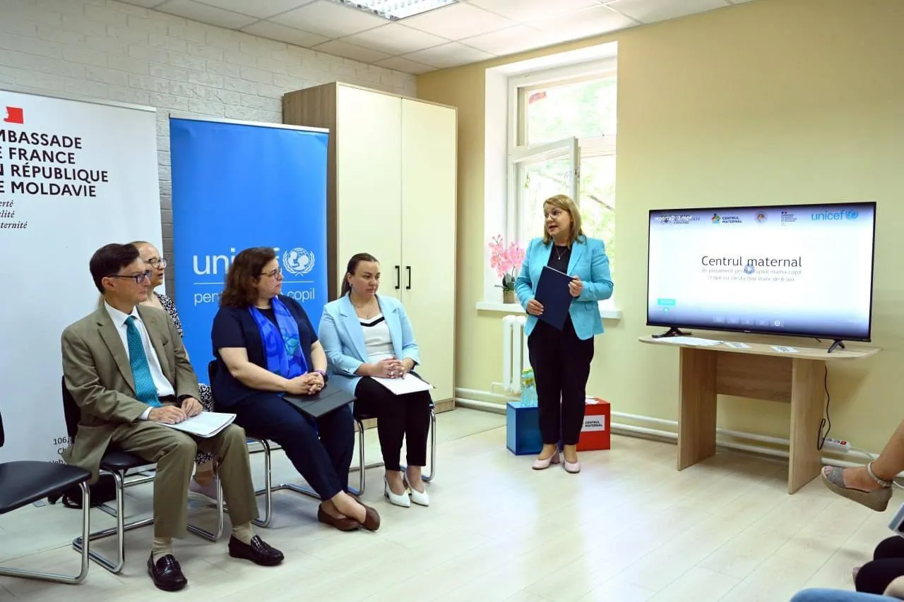 В Кишиневе открылся новый центр для пар мать-ребенок, находящихся в группе риска
