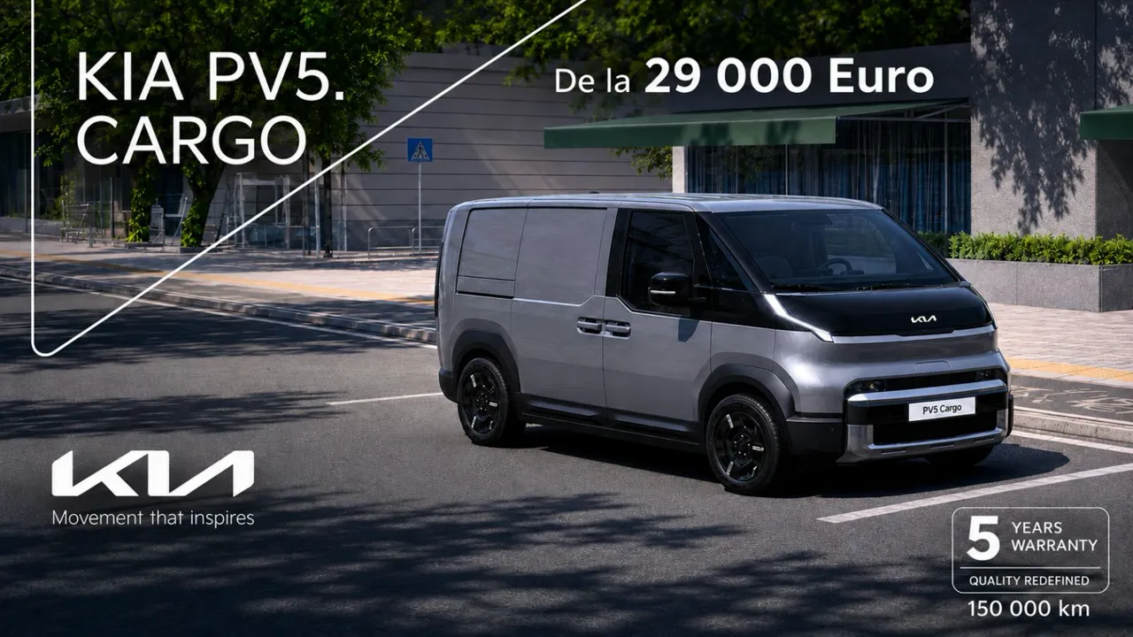 KIA PV5 - Новый уровень эффективности для вашего бизнеса