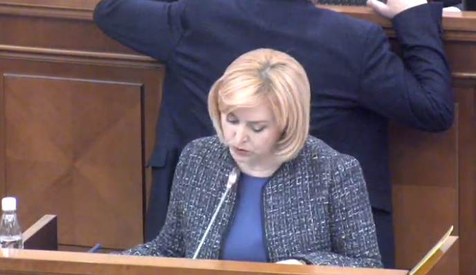 Dezordine în Parlament: Cum a fost surprins Ghimpu în sala Legislativului