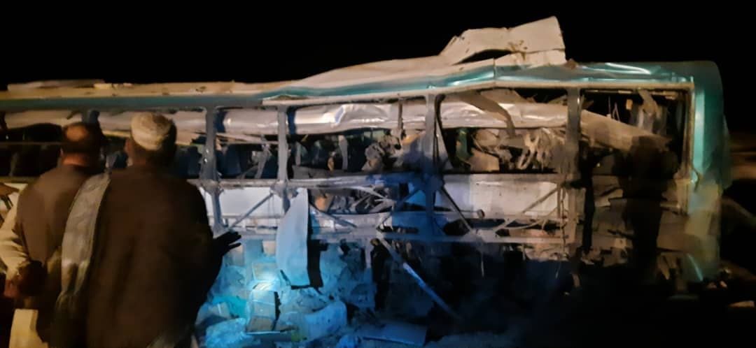 В Афганистане произошел второй за сутки взрыв автобуса