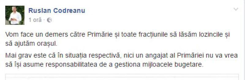 Bugetul municipiului Chișinău riscă să fie blocat în lipsa lui Chirtoacă