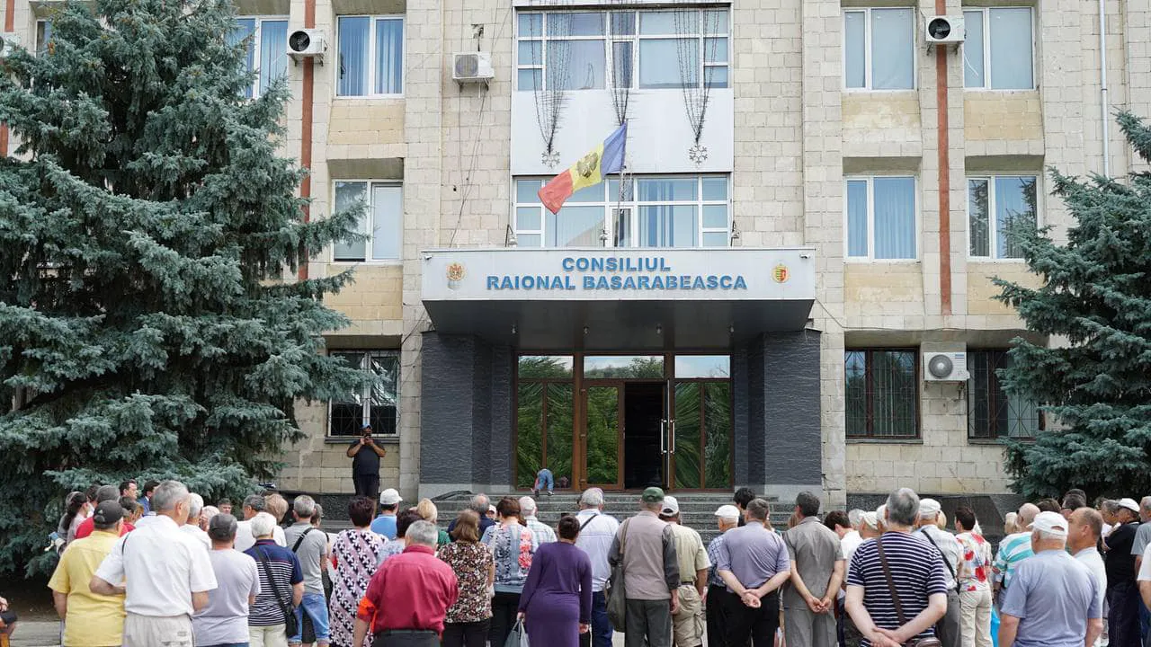 В Басарабяске прошла акция протеста против действующей власти