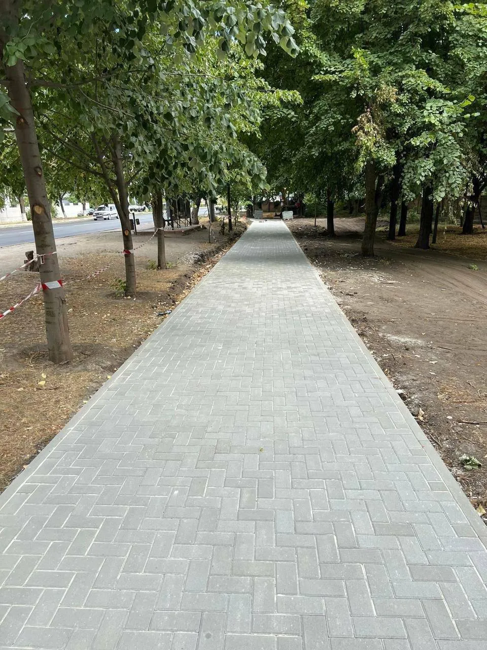 На Телецентре продолжаются работы по благоустройству
