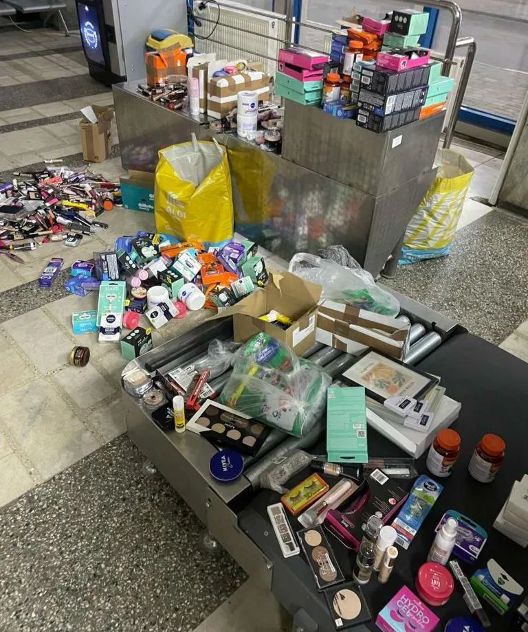 На КПП "Леушены" изъяли косметическую продукцию в коммерческих количествах