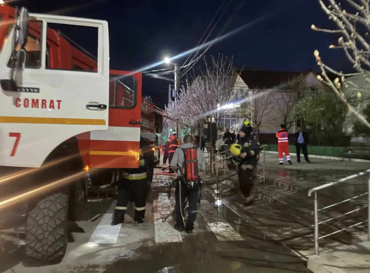 В Комратской поликлинике возник пожар
