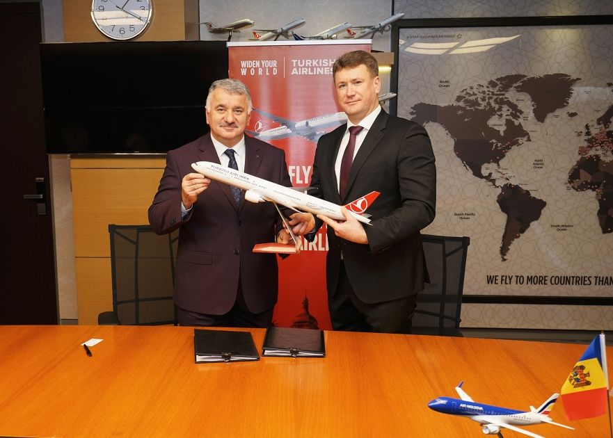 Air Moldova и Turkish Airlines договорились о совместных авиарейсах