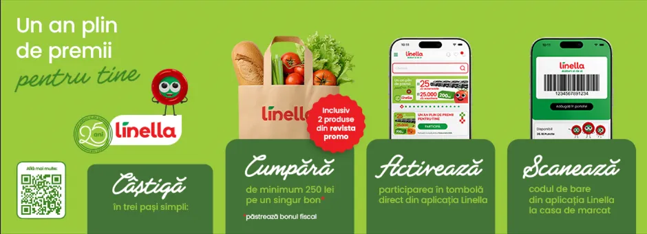 Linella отмечает 25 лет на рынке Молдовы и запускает кампанию «Год, полный призов для тебя»