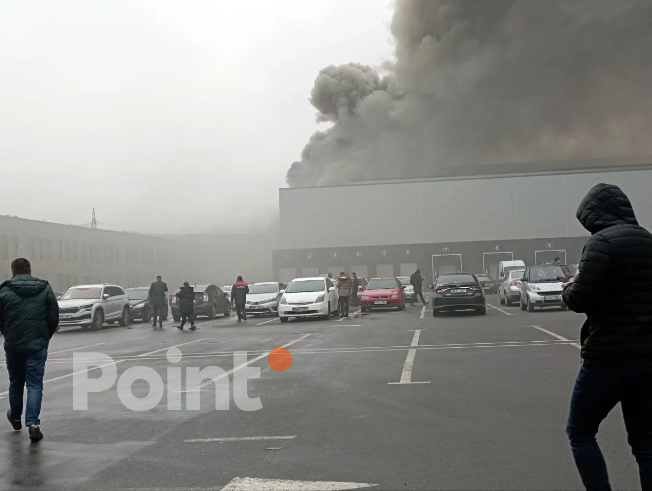 В Кишиневе произошел пожар на крупном складе