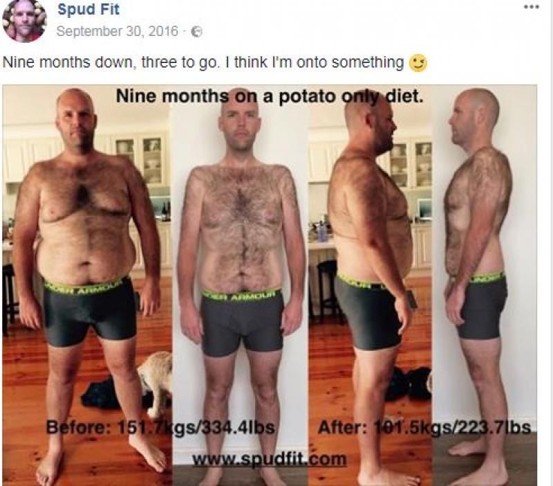 Un bărbat s-a hrănit doar cu cartofi timp de un an. Rezultatul este surprinzător