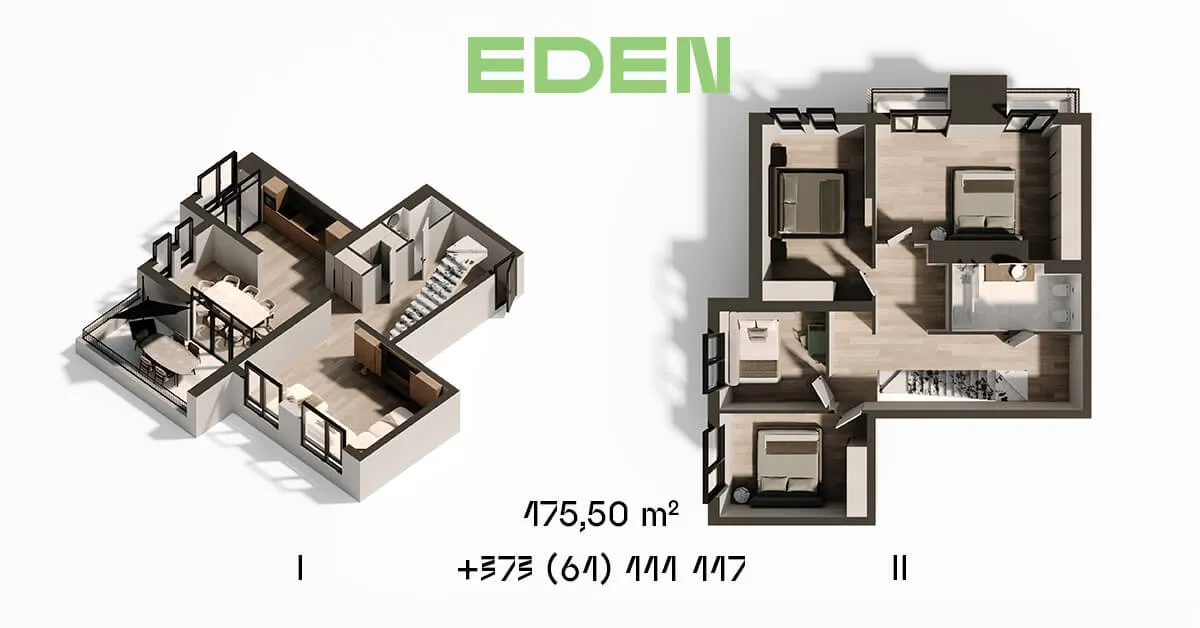 Eden: Квартира на Ботанике и парковочное место в подарок — предложение, которое нельзя упустить