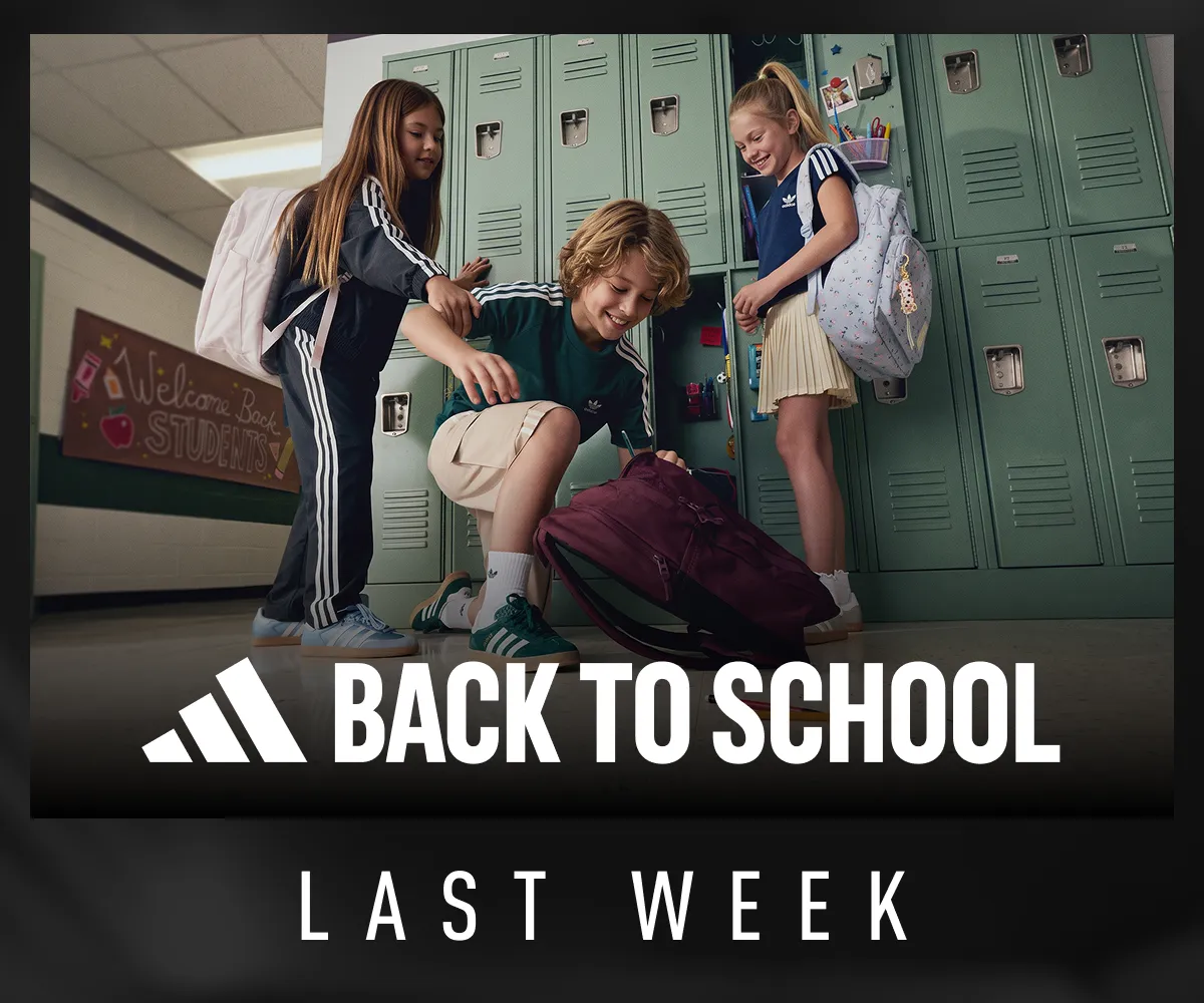 Last Week в Adidas: Последняя неделя Back to School в adidas Factory Outlet Store