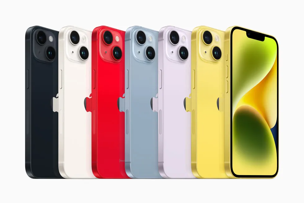 Apple представила iPhone 14 и iPhone 14 Plus в новом цвете