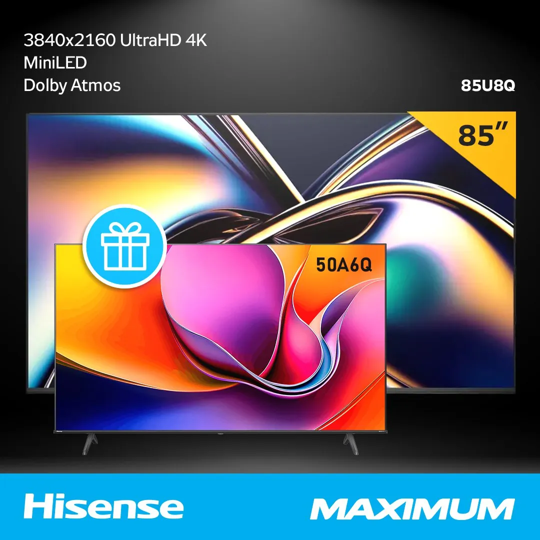 Maximum: Купи один телевизор Hisense - второй получи в подарок