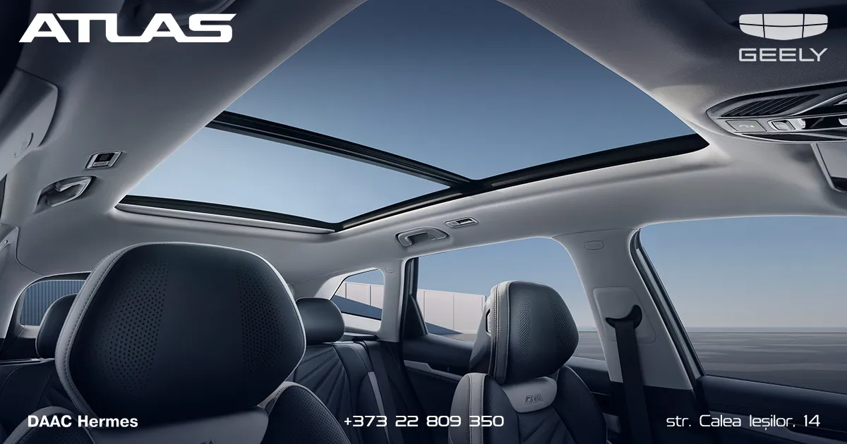 Geely Atlas — o legendă care rămâne în fruntea progresului