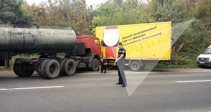 В Кишиневе столкнулись две фуры: есть пострадавший
