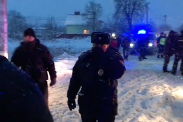 Primele imagini după accidentul aviatic cumplit din Moscova