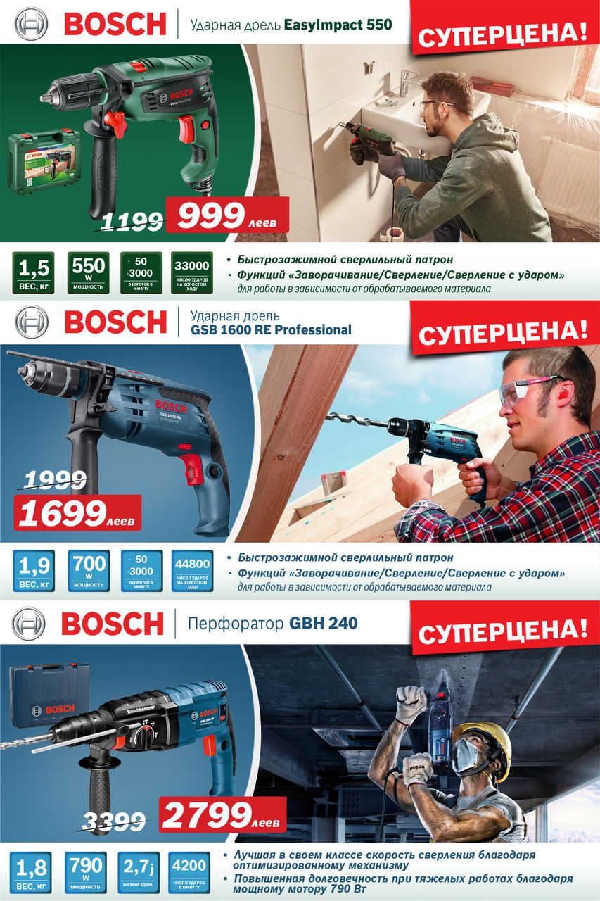 Bosch: Black Friday – суперцены на электроинструменты и садовую технику