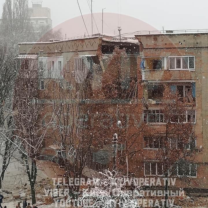 Под Киевом из-за взрыва газа обрушился жилой дом