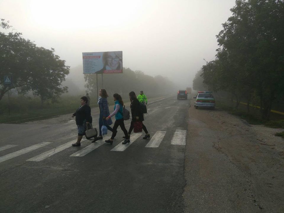Движение на дорогах Молдовы затруднено в связи с туманом