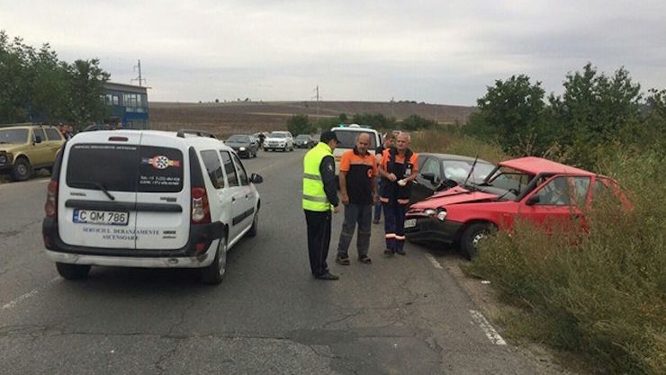 Accident în lanț în capitală. Un șofer a decedat pe loc