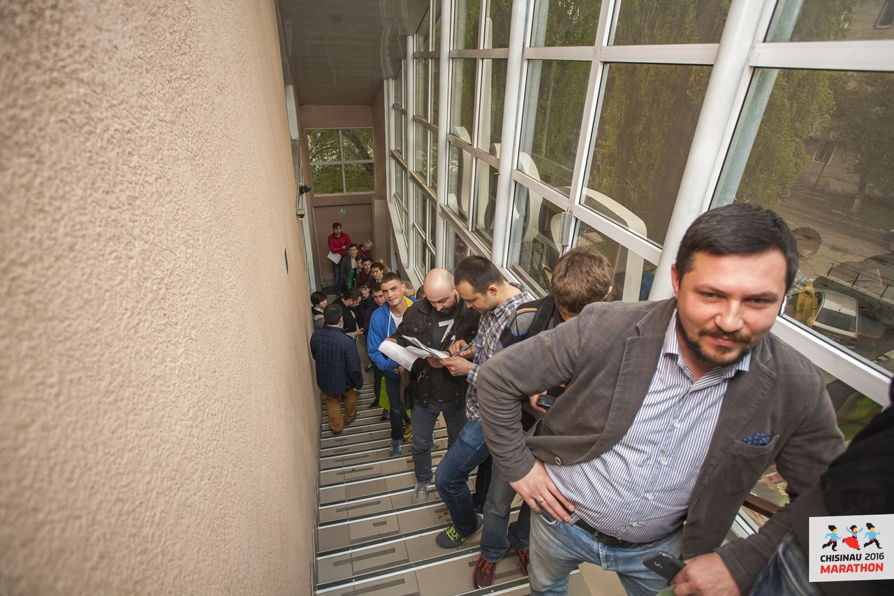 В офисе организаторов Кишиневского марафона наблюдался ажиотаж
