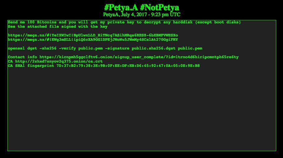 A apărut soluția pentru infecțiile cu Petya, dar costă o avere