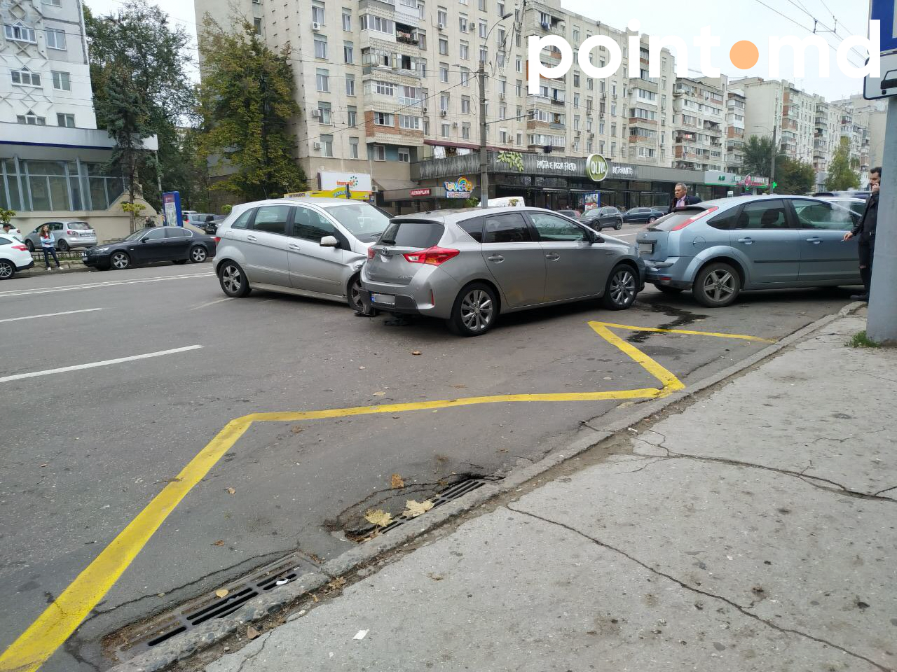 На Рышкановке из-за ДТП образовалась большая пробка