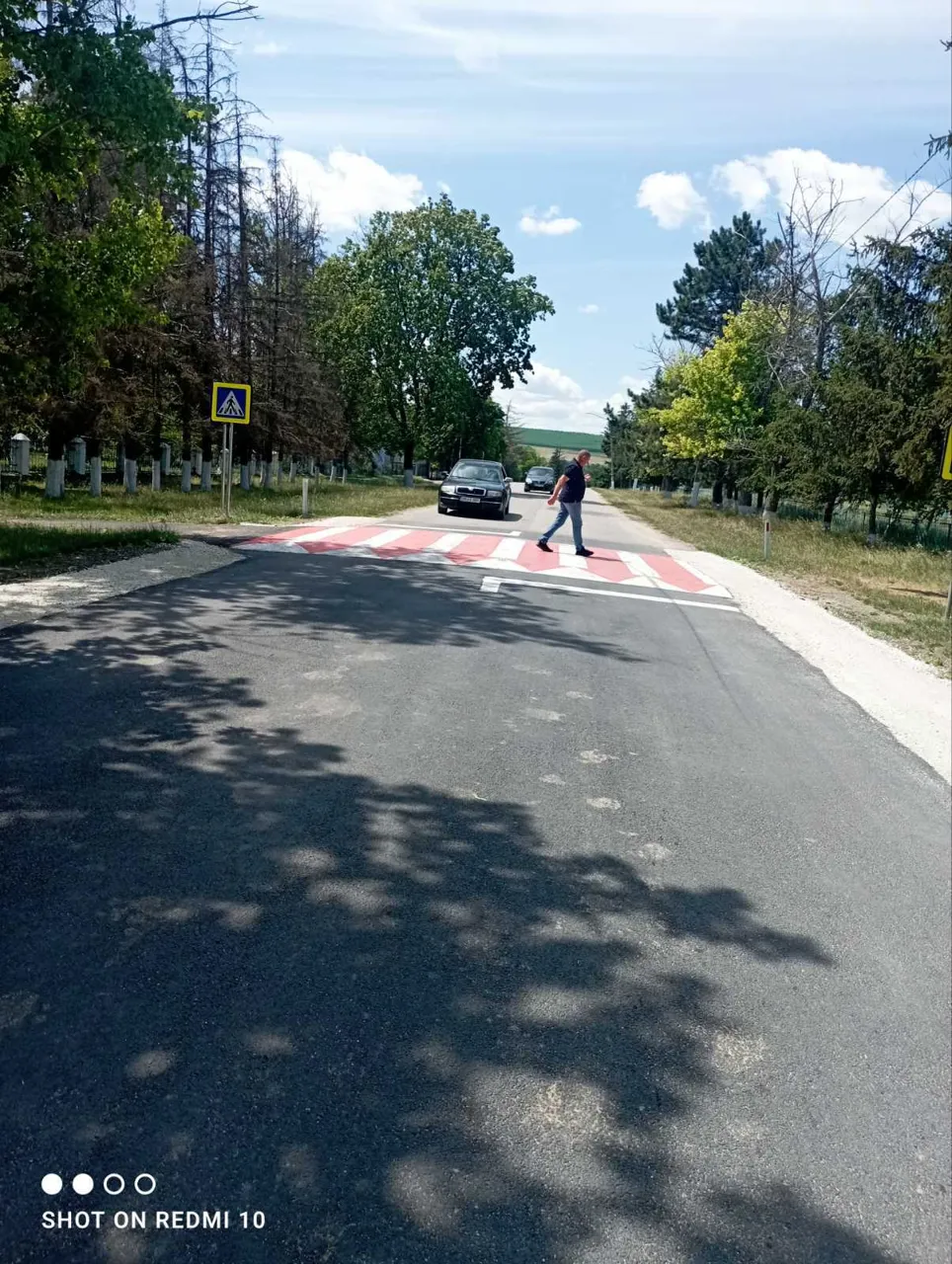 На дорогах Молдовы установлено более сотни наземных пешеходных переходов