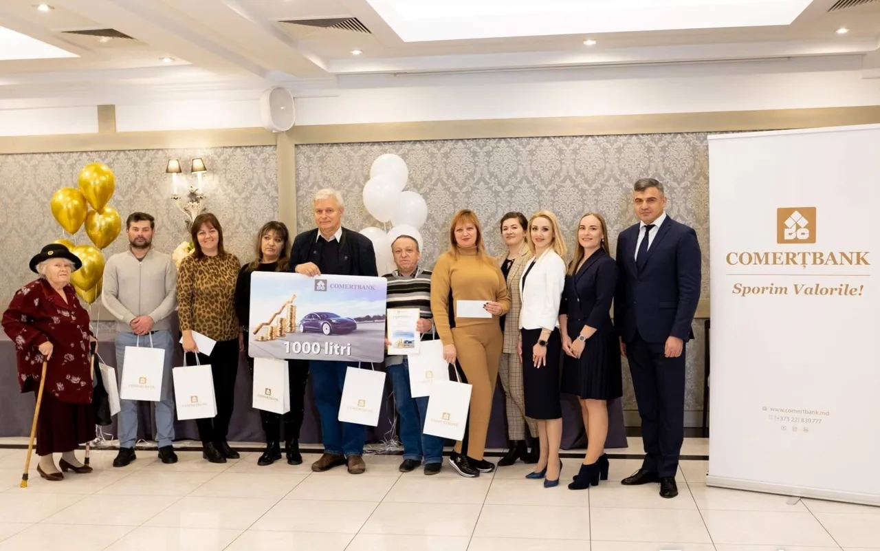 Comerțbank наградил победителей рекламной кампании "Accelerează cu depozitele bancare"
