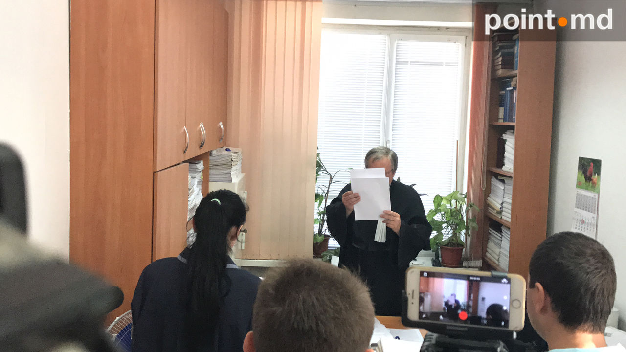 Stop cadru. Cum a citit sentința judecătorul în cazul lui Chirinciuc