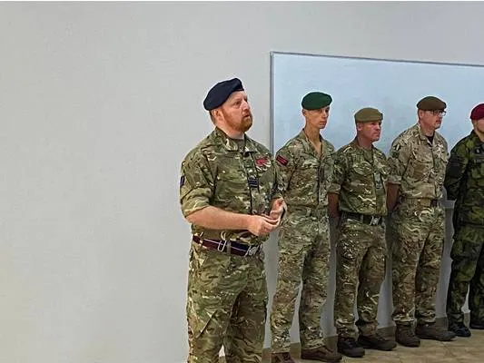 Курсантов военной академии РМ обучали британские инструкторы