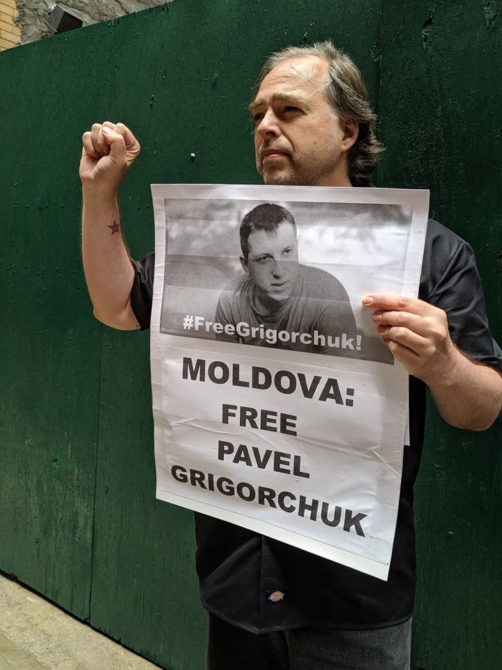 В Нью-Йорке прошла акция в поддержку Павла Григорчука