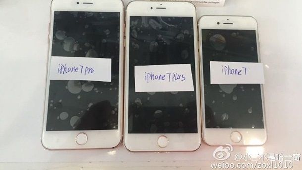 В Сети впервые появились фото iPhone 7, Plus и Pro