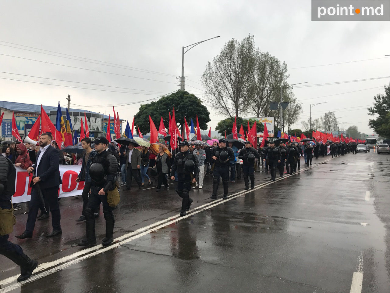 ПСРМ проводит митинги на севере, юге и в центре республики