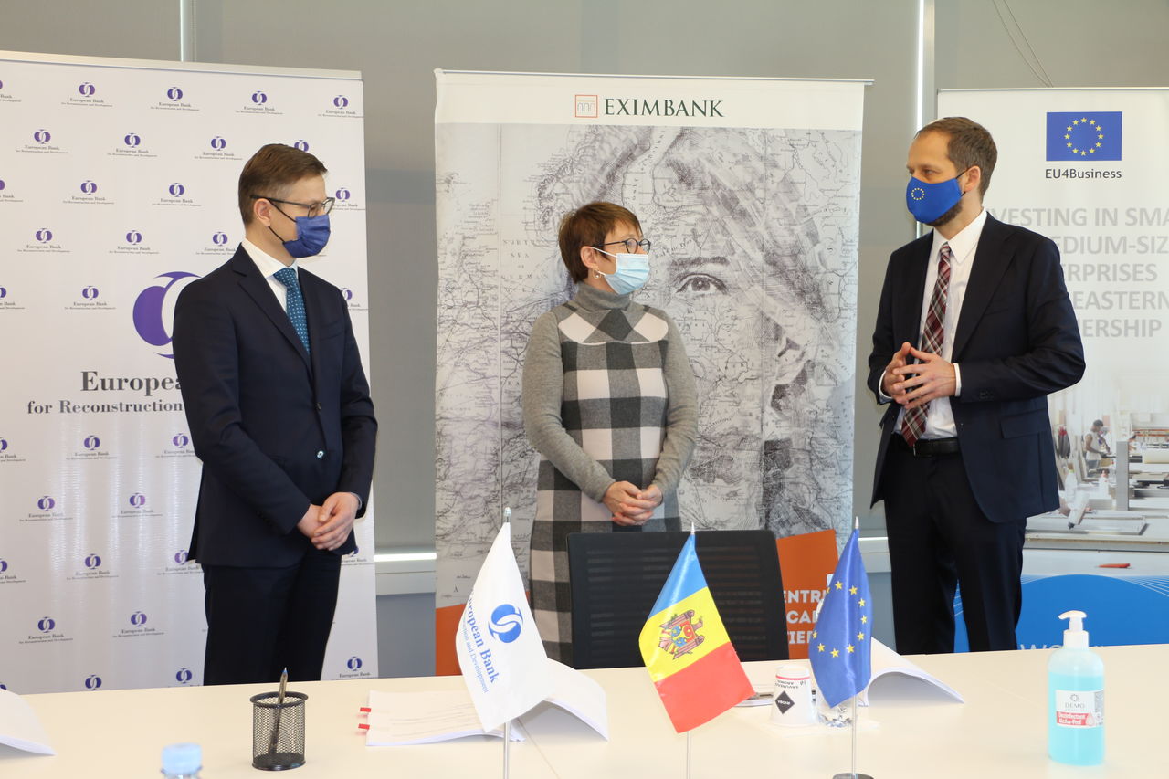 Eximbank и ЕБРР: кредитное соглашение на 5 млн евро для поддержки малого и среднего бизнеса Молдовы