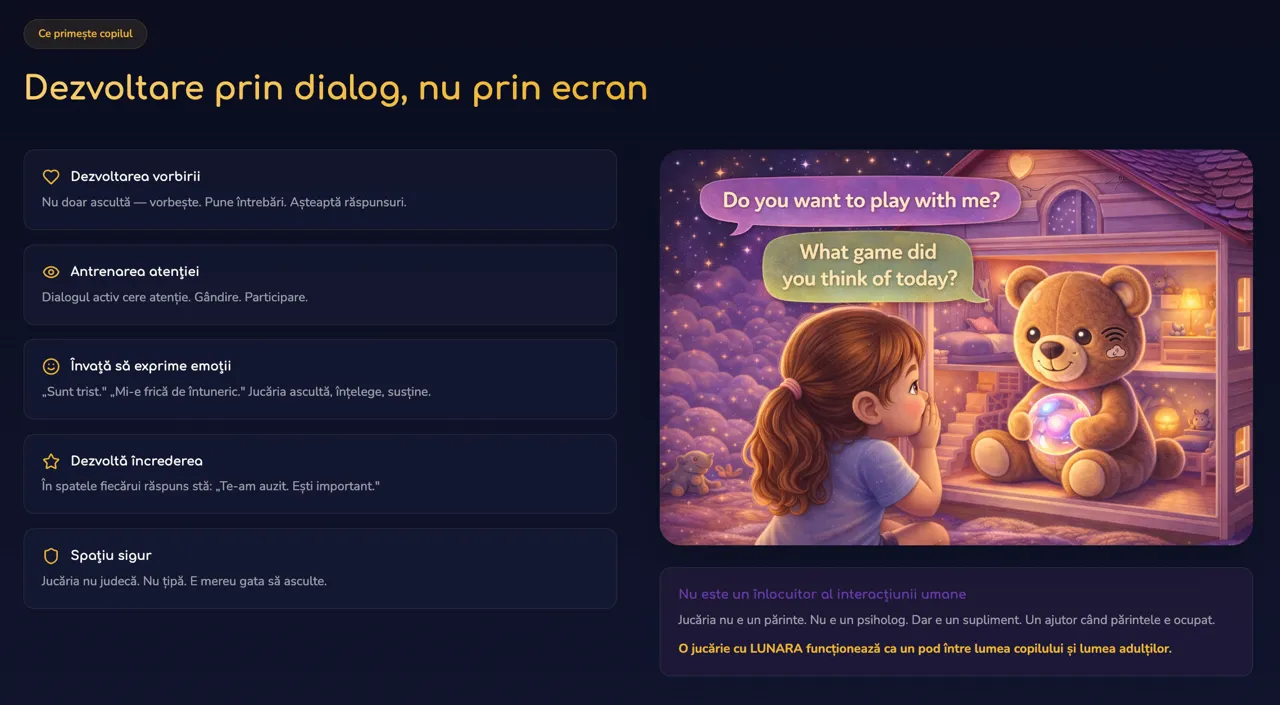 O companie moldovenească a dezvoltat o jucărie pentru copii cu inteligență artificială