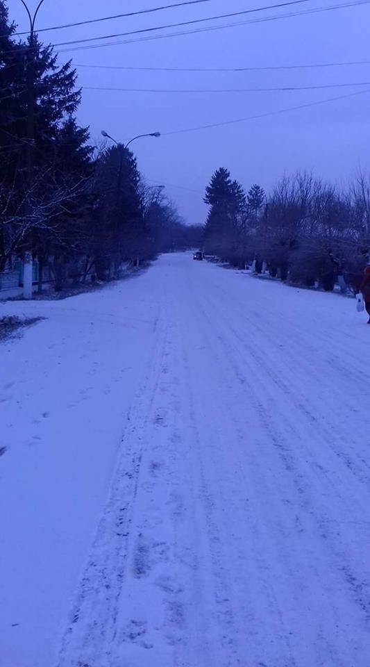 На севере Молдовы зима уже вступила в свои права