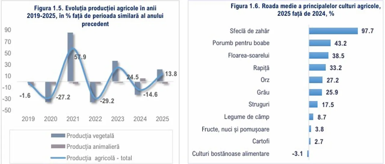 Экономика Молдовы выросла в 2025 году за счёт инвестиций и сельского хозяйства