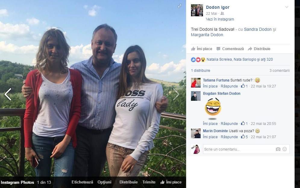 Prima poză a lui Renato Usatîi alături de iubita sa, Sandra Dodon
